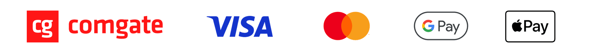 Comgate, Visa, Mastercard, Google Pay and Apple Pay